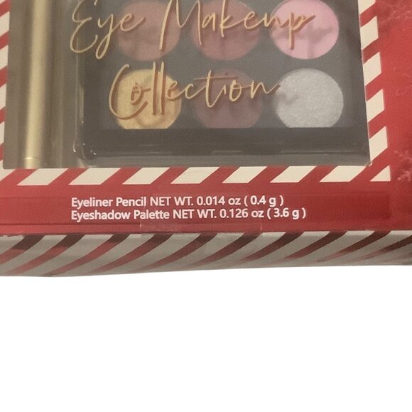 Letters To Santa 10 Piece Eye Makeup Collection Palette & Eyeliner Pencil NEW - Picture 2 of 4
